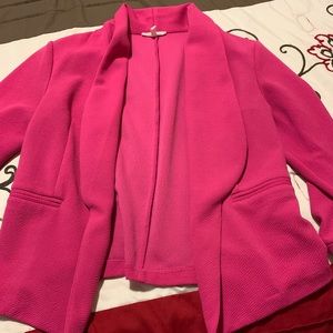Maurices pink suit coat